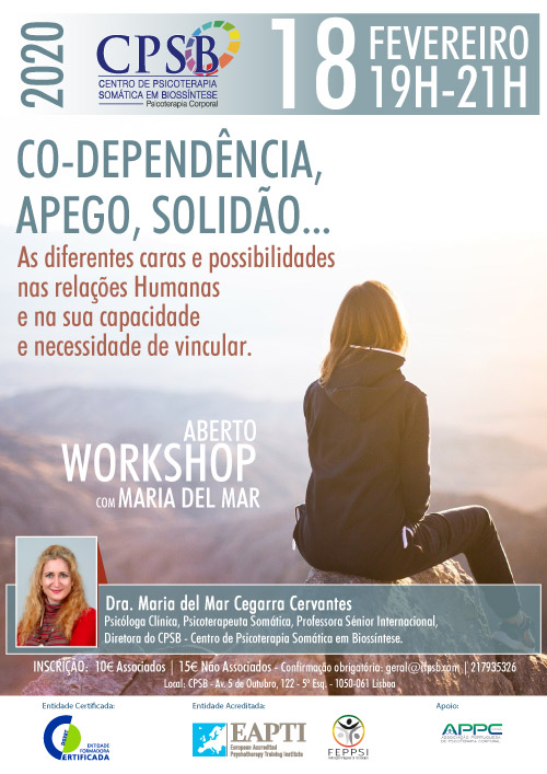Workshop - Co-dependência, Apego, Solidão...